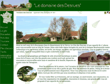 Tablet Screenshot of fermedesdesrues.com